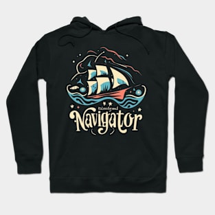 Navigator Ship Sailing Through The Sea Hoodie